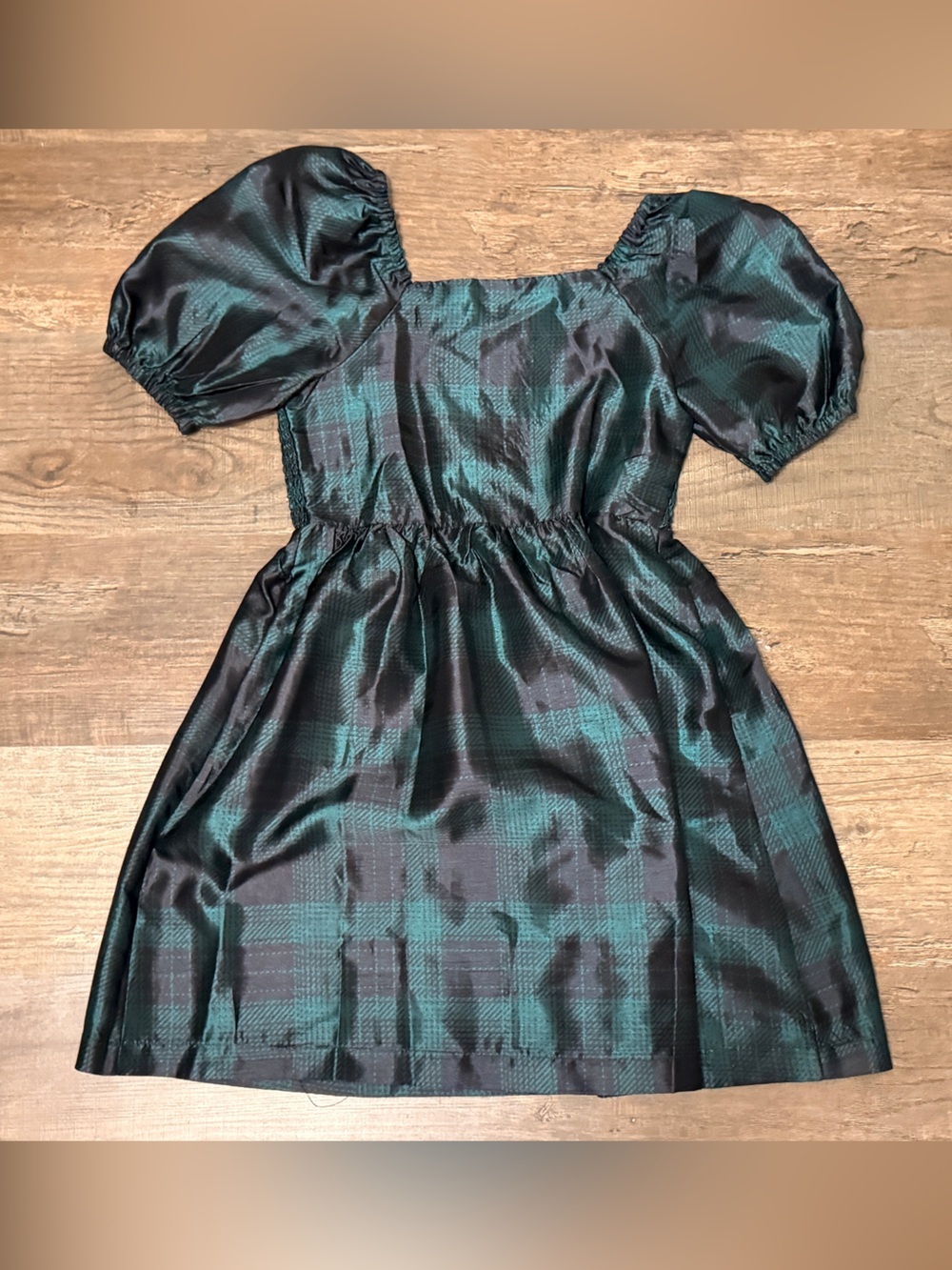 Final price NWT Cooper Key Big Girls Taffeta Plaid Dress